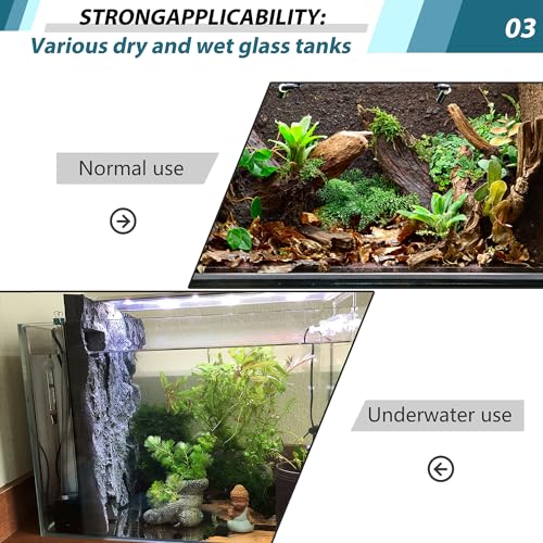 23.6x17.7in Rock Terrarium Background (Blue-23.6"* 11.8"（1pcs）)