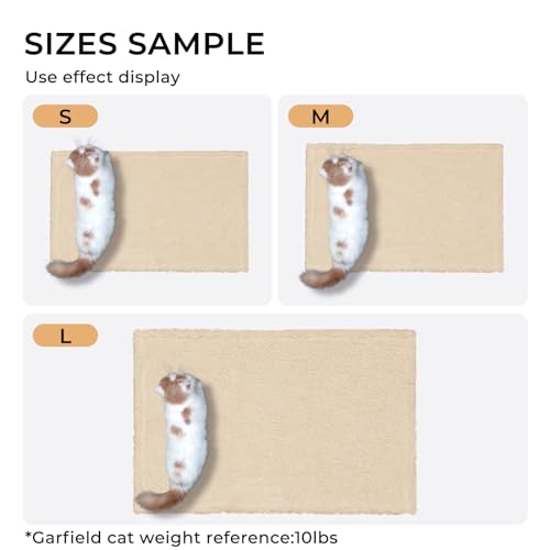 1 Pack 3 Calming Blankets Fluffy Premium Fleece Pet Blanket Soft Sherpa Throw for Dog Puppy Cat Beige Large (Large (Pack of 3) / Beige)