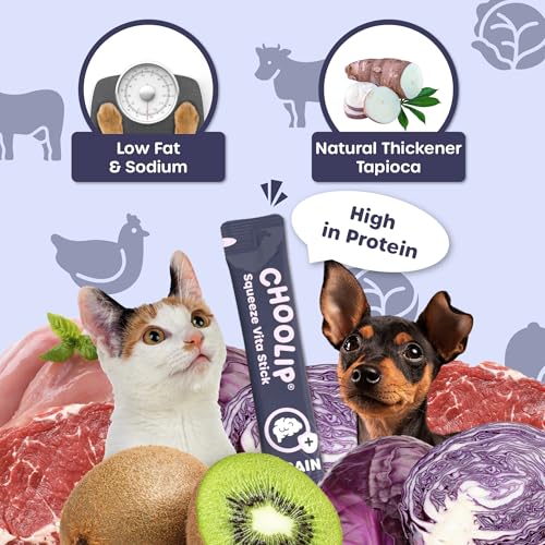 Squeeze Vita Stick Brain Support Lickable Cat and Dog Treats