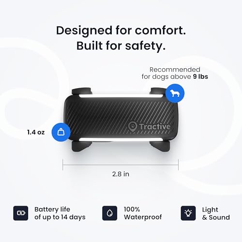 Smart Dog GPS Tracker (Black / Without Subscription)