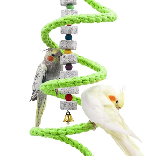 Spiral Rope Perch & Swing (78.7 inches / Green)