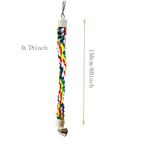 Bird Rope Perch & Birds Swing Set (polychrome / Medium)