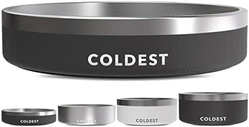 Coldest Dog Bowl (21 oz / Stealth Black)