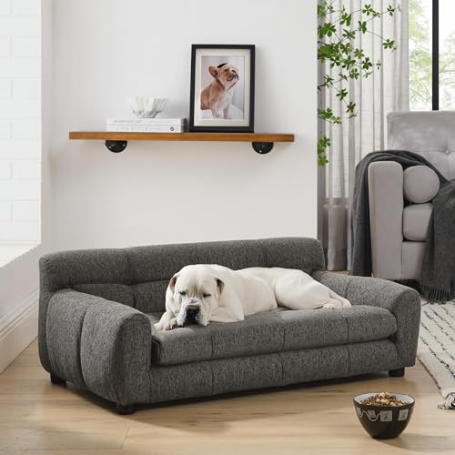 Dog Couch Bed (38 inch / Stone Grey)