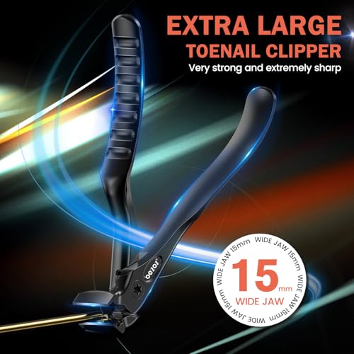 Toenail Clippers for Seniors (Black / Extra Large)