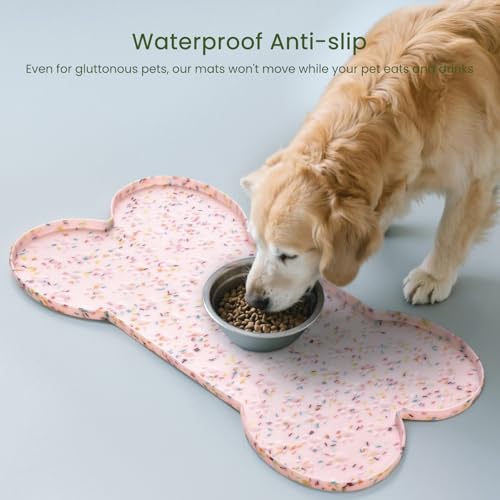 Dog Food Mat Anti (31.8" x 16" / Donut Pink)
