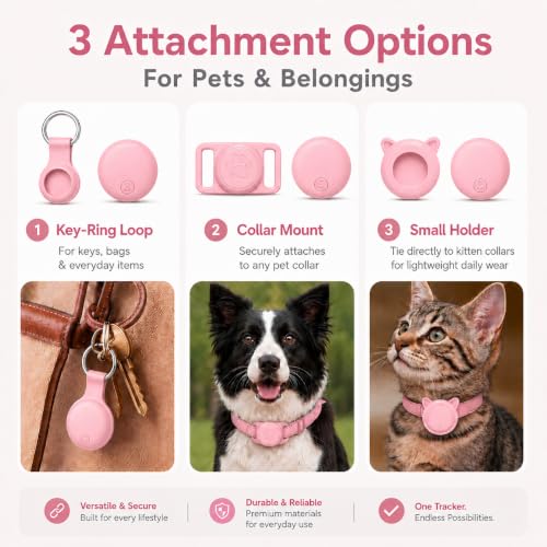 GPS Tracker for Dogs (Pink)