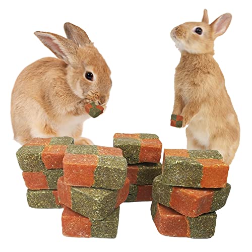 12 PCS Rabbit Carrots Chew Toys