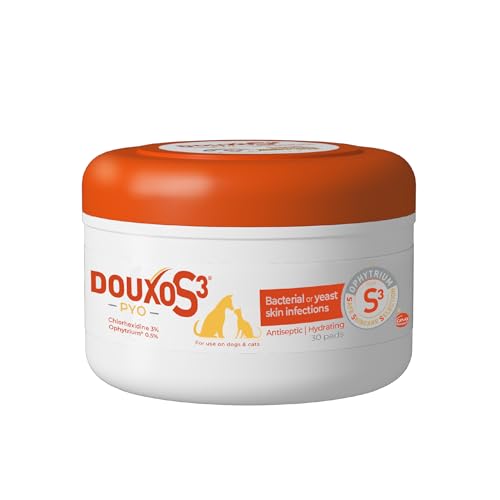 S3 PYO Pads 3% Chlorhexidine Wipes for Dogs and Cats
