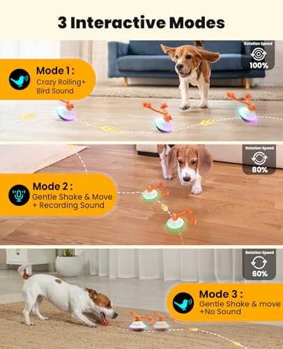 Smart Interactive Dog Toys (White)