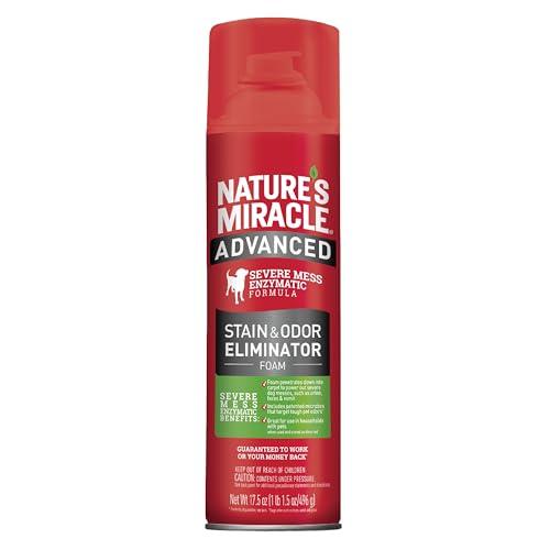 Nature’s Miracle Advanced Dog Stain & Odor Eliminator Foam (Foam / 17.5 Fl Oz (Pack of 1))