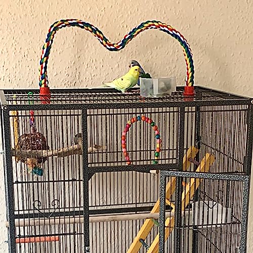 Bird Rope Perches Cage Climbing Accessories