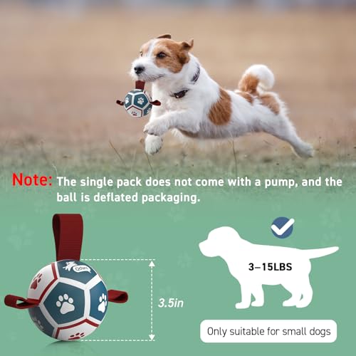 Small Dog Toys (Red-Blue / Extra Small Size 0 (3.5 Inch))