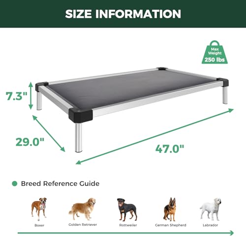 TitanNest Padded Chew (Gray / Large Dog (47.0"L x 29.0"W x 7.3"H))