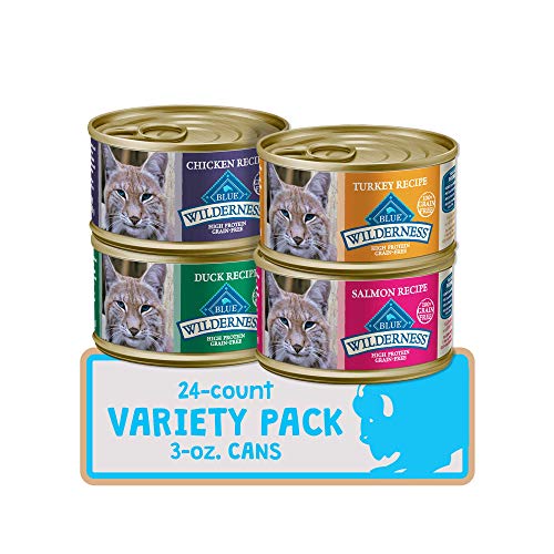 Wilderness Variety Pack Adult Paté Wet Cat Food (3 Ounce (Pack of 24))
