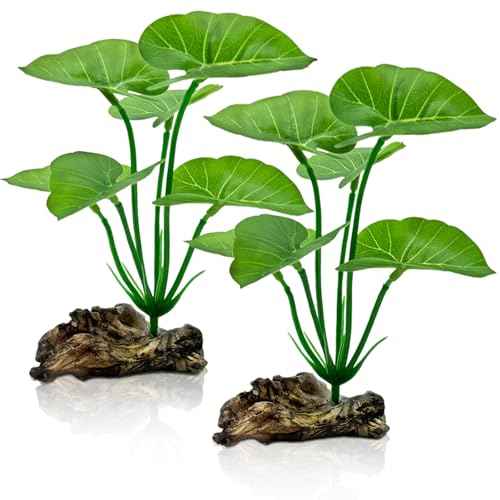2 Pack Aquarium Decor Betta Fish Tank Decorations 6 (A (2-pack))