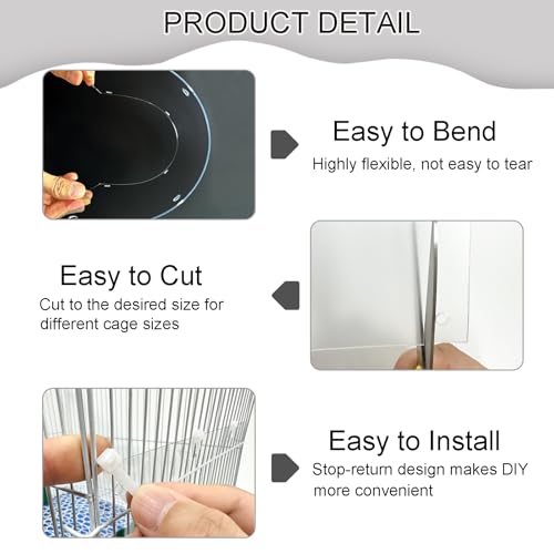 Pet Cage Liner Protection (18PCS,11.8"x5.9")