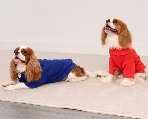 3 Pack Classic Fleece Dog Sweater (X-Small / Red-Blue-Yellow)