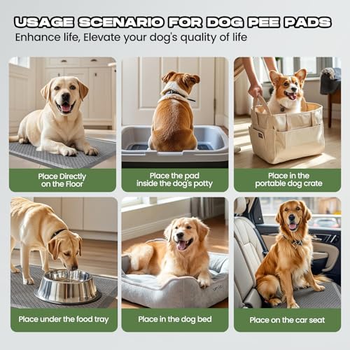 Dog Pee Pads for Dogs XXL 30"x36" 50 Count with Adhesive Tabs (50 Count (30"x36"))