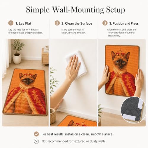 Art Sisal Cat Scratcher Mat (Radiant Cat)