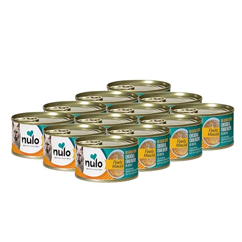 Finely Minced Chicken & Crab Flavor Wet Canned Cat Food (2.8 Ounce (Pack of 12))