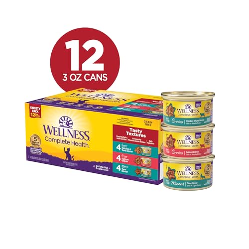 Complete Health Gravy and Minced Variety Pack Adult Canned Wet Cat Food (3 Ounce (Pack of 12))