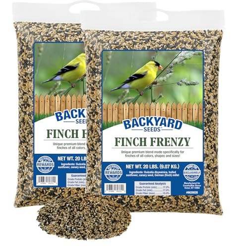 Backyard Seeds 40LB Finch & Small Songbird Frenzy (Finch Frenzy / 40 Pound (Pack of 1))