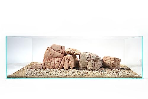 Elephant Skin Stone 18lb Aquarium Rocks Stones for Fish Tank Decor (11 Elephant Skin Stone(3-9 inches,18lbs))