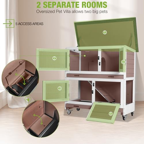 Rabbit Hutch Indoor with Chew