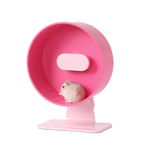 Super‑Silent Hamster Exercise Wheel (8.7inch / Raspberry Pink)