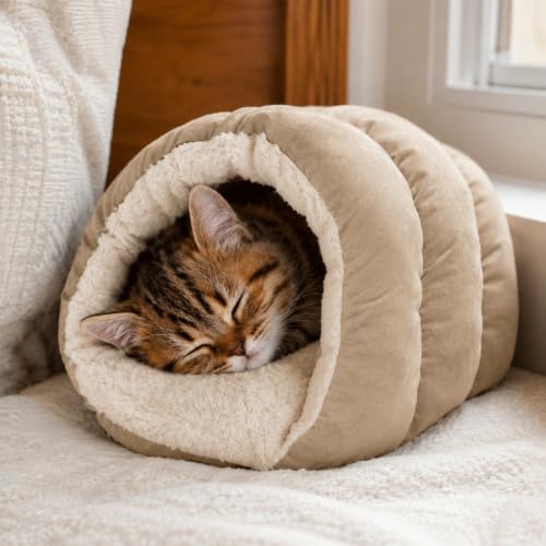 Sleep Zone Cuddle Cave (Tan)