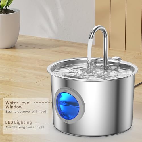 Cat Water Fountain Advanced 304 Stainless Steel 2.2L