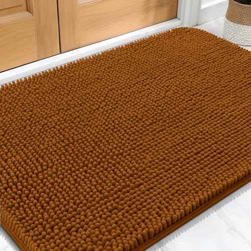 Dog Door Mat for Muddy Paws 32x20 (Ochre / 32" X 20")
