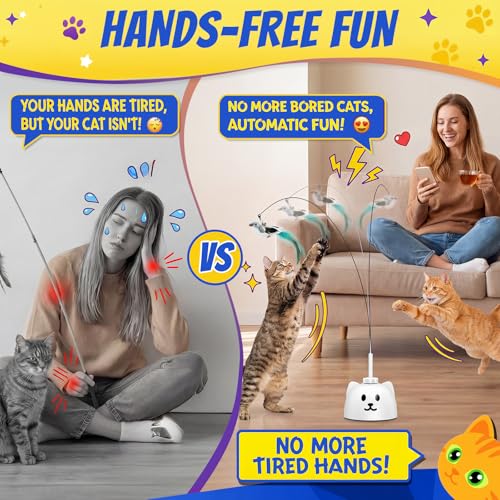 Automatic Interactive Cat Toy (Black)