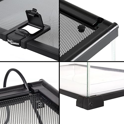 Full Glass 15 Gallon Reptile Tank (24"W X 12"D X 12"H (15 Gallon))