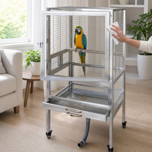 Cage Stainless Steel Glass