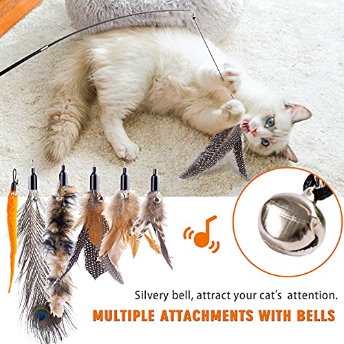 Retractable Cat Wand Toys