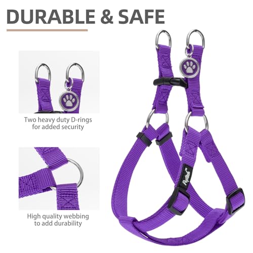 No Pull Dog Harness Small Sized Step (Purple / X-Small)
