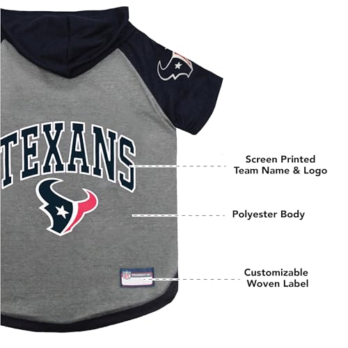 NFL Houston Texans Hoodie for Dogs & Cats (Medium / Houston Texans)