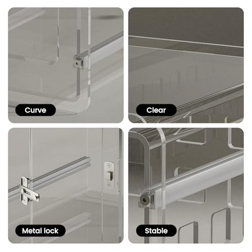 Clear Acrylic Dog Crate (24.1"L x 18.0"W x 20.0"H)