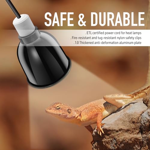 Reptile Light Fixture (5.5'' Deep Dome)