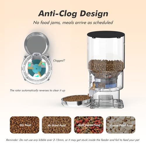 Automatic Cat Feeder (Black)