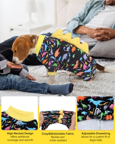 Dinosaur Costume Dog Pajamas (Medium / Dinos#1)