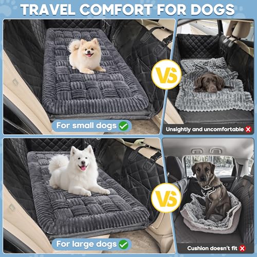Dog Car Bed Mat Non (Gray / For Truck//Large SUVs（56"x28.7"))