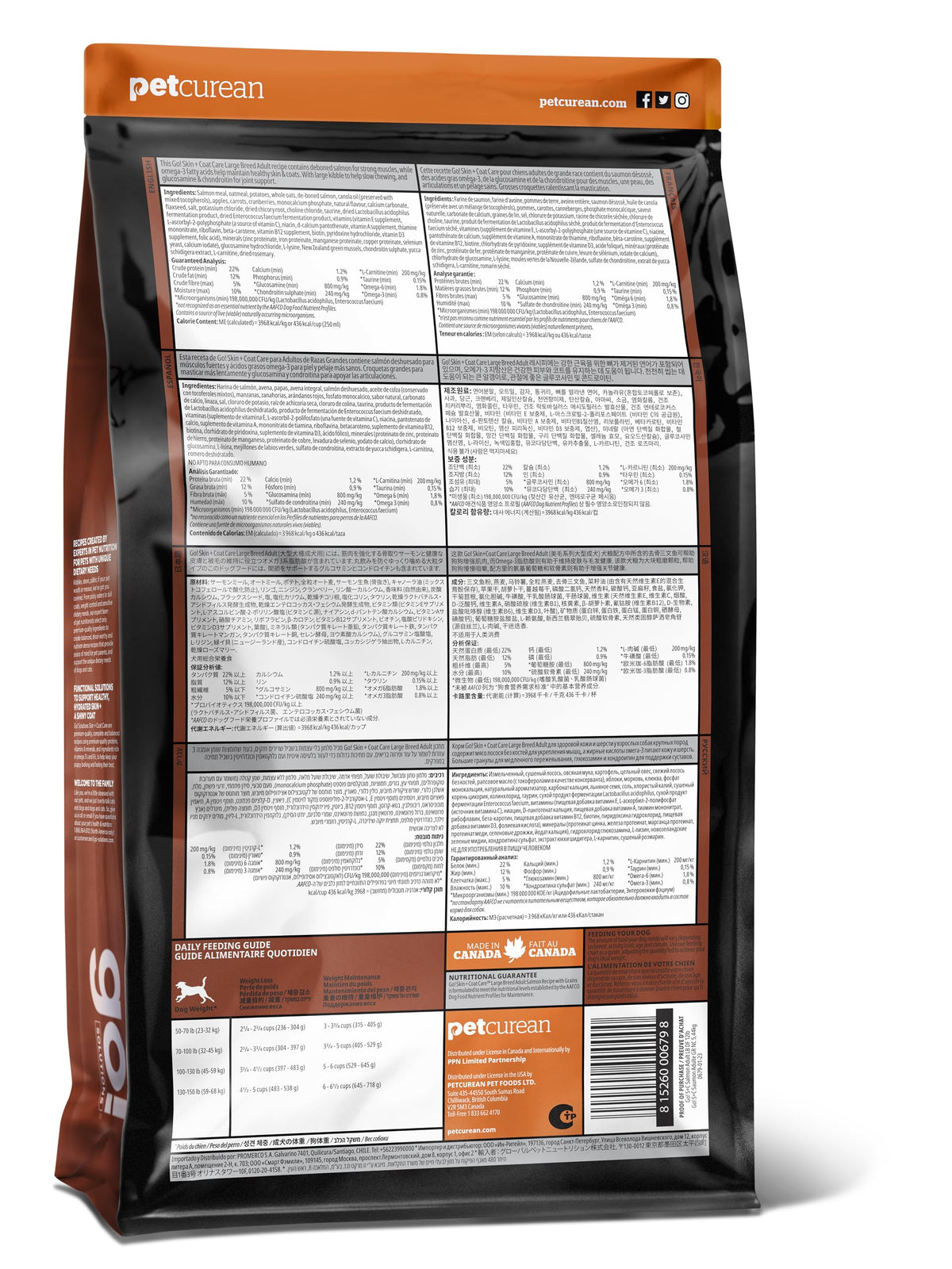 Skin + Coat Care Salmon Large Breed Dry Dog Food with Grains (12 Pound (Pack of 1))