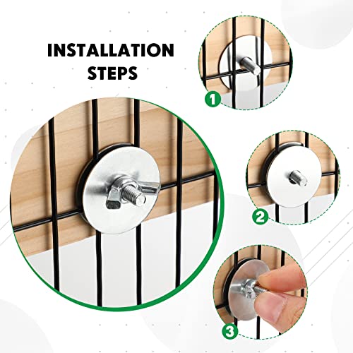 6 Pcs Bird Perch Platform Bird Corner Parrot Perch Corner Wooden Stand Sector Playground Cage Accessories Shelf for Parakeet Conure Cockatiel Budgie Gerbil Rat (7.1 x 7.1 inches / Platform)
