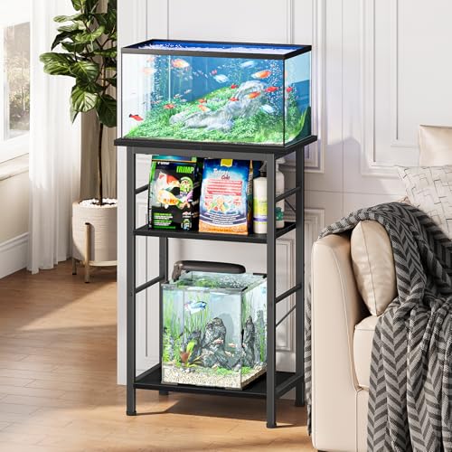 5 10 Gallon Aquarium Stand (Black / 10 Gal-3 Tier)