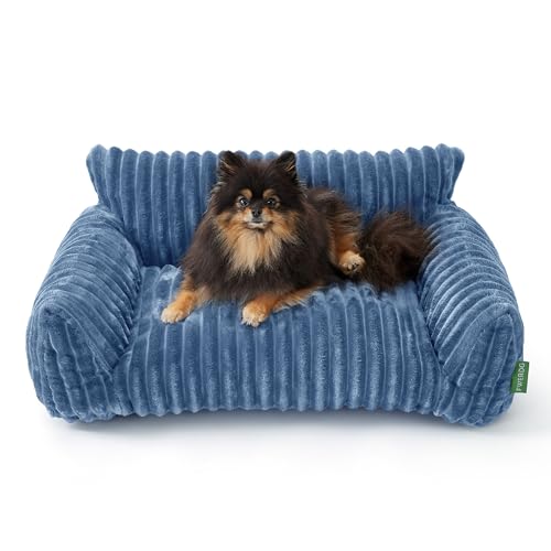 Cute Couch Bed for Pets (30.0"L x 20.0"W x 10.0"Th / Blue)