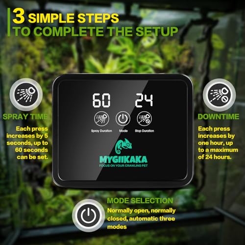 Automatic Reptile Misting System (Touch Version - Upgraded)