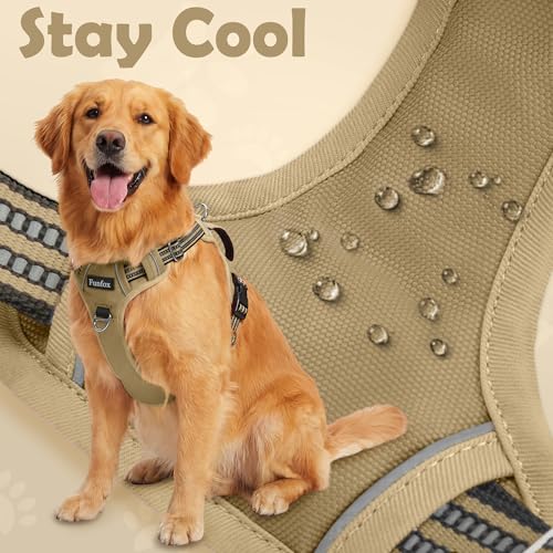 Dog Harness No Pull (Brown / Medium)